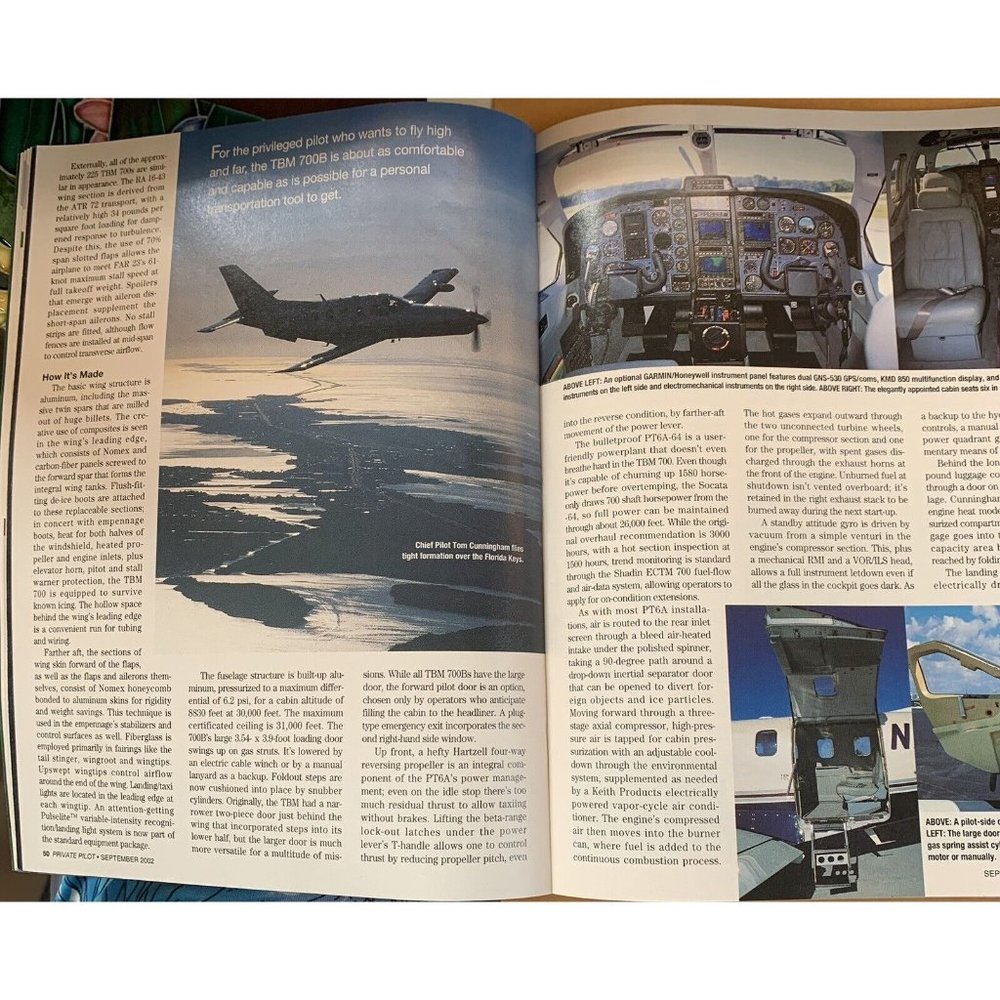 Private Pilot Aviation Magazine Sept 2002 Socata Avionics GPS Planes Flying - Picture 3 of 5